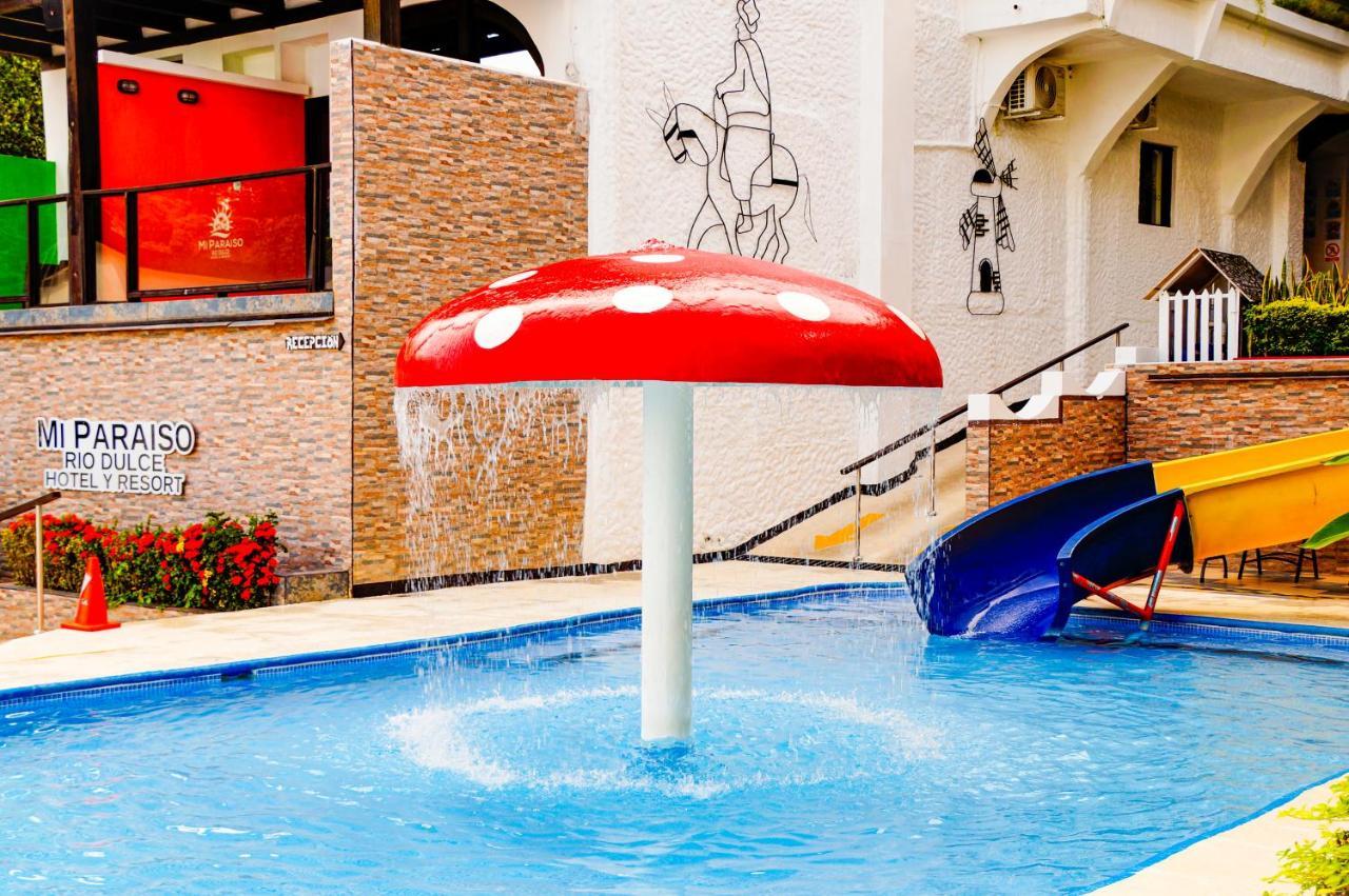 Hotel Mi Paraiso Rio Dulce Castillo de San Felipe Ngoại thất bức ảnh